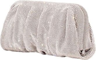 Benedetta Bruzziches Womens Clutch Venus La Grande Silver Bags