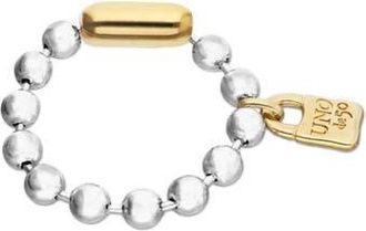 UNOde50 Ball Bracelet Plated in Sterling Silver and 18K Gold at Nordstrom, Size Medium