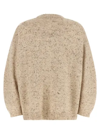 Fabiana Filippi Melange Wool Blend Sweater - Beige