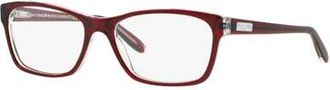 Ralph Lauren 51mm Square optical glasses in Red at Nordstrom