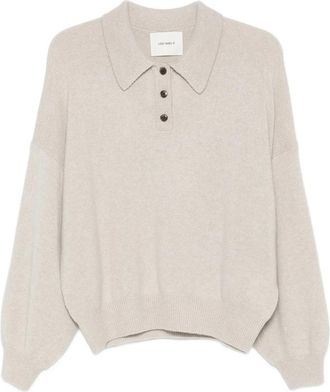 Lisa Yang Etta Button-placket Sweater