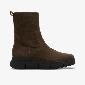 Clarks Loriini May Mole Grey Suede