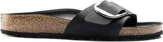 Birkenstock Madrid Big Buckle Leather Slippers, Brand Size 35 (US Size 5)
