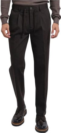 Yes-Zee Pantalones de traje - Trousers - Hombre - Marr&oacute;n - 2XL
