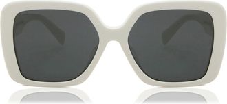 Miu Miu MU10YS 1425S0 Womens Sunglasses White Size 56