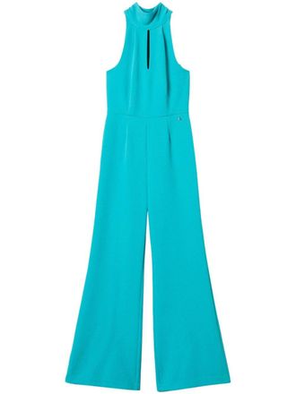 Twin-Set Tuta intera con scollo allamericana - Verde