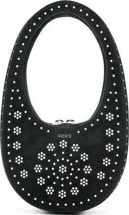 Coperni Mini Swipe Floral-stud Tote Bag