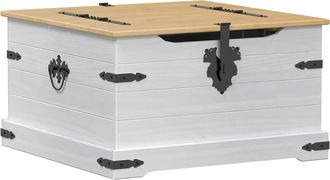 vidaXL Caja De Almacenamiento 78 X 78 X 45 Cm Madera De Pino Macizo Vidaxl
