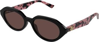Gucci Gg 2178S Zonnebril - unisex - Zonnebrillen - Zwart - 53 MM - Accessoires