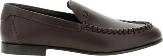 Fendi Mocassino - Heren - Loafers - Bruin - 42 EU - Leer - Schoenen