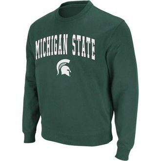 Colosseum Mens Colosseum Green Michigan State Spartans Arch & Logo Crew Neck Sweatshirt at Nordstrom, Size Small