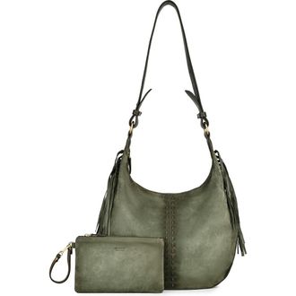 OLD TREND Hydrangea Large Vintage Ombre Shoulder Bag in Pastel Mint at Nordstrom