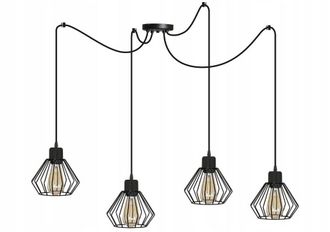OEM L&aacute;mpara De Techo Colgante Ara&ntilde;a Loft Diamante