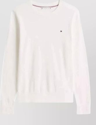 Tommy Hilfiger fine-knit cotton long-sleeve sweatshirt