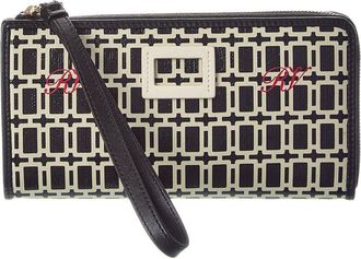 Roger Vivier Logo Leather Card Case