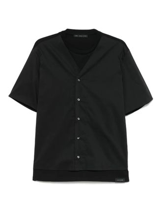 low brand layered T-shirt - Black
