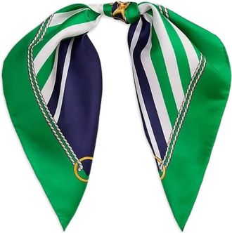 Ralph Lauren Accessoires, Dames, Veelkleurig, ONE Size, Lauren Ralph Lauren Navy Sjaals