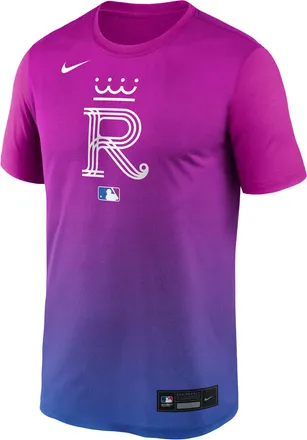 Nike Kansas City Royals Authentic Collection City Connect Legend Nike Mens Dri-FIT MLB T-Shirt in White | 03TI0I7UROY-TPE