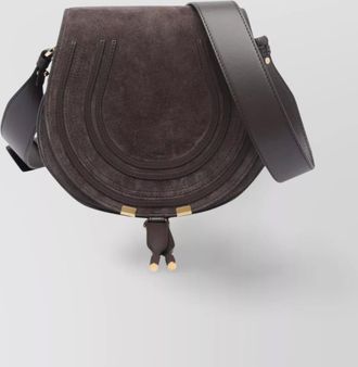 Chlo&eacute; marcie leather shoulder bag