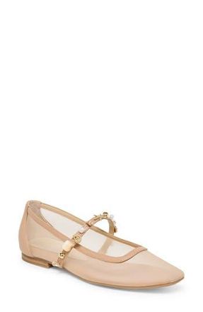 Dolce Vita Aresia Flat in Light Tan Mesh at Nordstrom Rack, Size 9.5