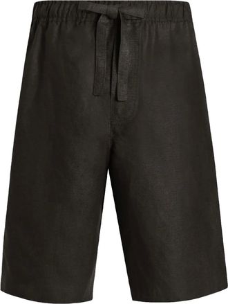 Dolce & Gabbana Shorts con effetto fiammato - Nero