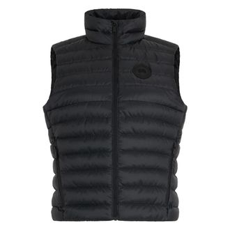 Canada Goose Vests, female, Black, Size: XS Padded Vest with High Collar