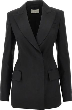 Sportmax Sart blazer met dubbele rij knopen - Blauw