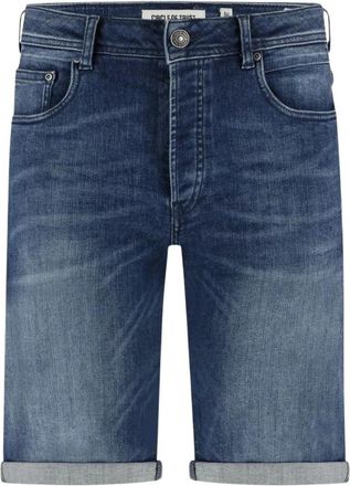 Circle Of Trust Connor Short Hs 25-19-1260 - Heren - Denim shorts - Blauw - W27 - Korte Broeken