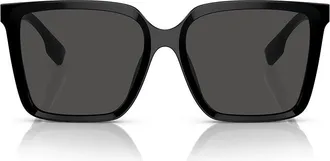Burberry BE4411D300187 Square Full Rim Sunglasses - Black