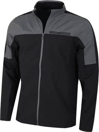 Under Armour Mens UA Storm Windstrike Full Zip Golf Sweater - Black - M