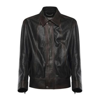 Golden Goose Jassen, Heren, Bruin, L, Katoen, Bomberjack