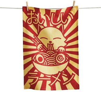 Tag Tasty Ramen Dishtowel Red Multi Cotton Everyday at Nordstrom
