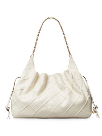 Tory Burch Light Cream Fleming Large Tote