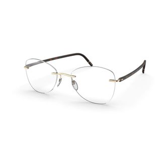 Silhouette Glasses, female, Yellow, Size: 54 MM The Wave Optical Frame