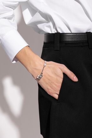 Givenchy Bracelet With Shimmering Crystals, Womens, Silver