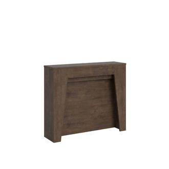Itamoby Consola extensible 90x25/211 cm efecto madera nogal