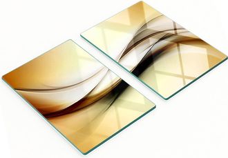 OEM Tablas De Servir De Cristal Para Cocina Con Gr&aacute;ficos Abstractos 2x40x52 Cm