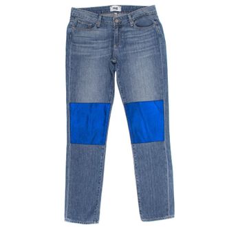 Paige Jimmy Jimmy Skinny Jeans with Patches Size 27/69