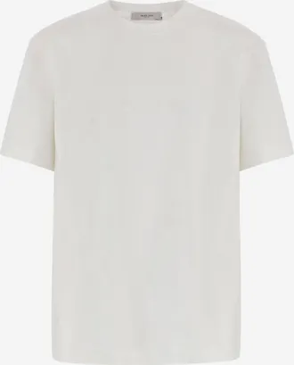 Golden Goose Mens T-Shirt Cotton White T-Shirts And Polos