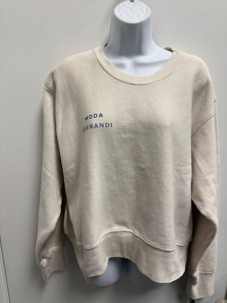 Les Tien Womens Moda Operandi Sweatshirt In Beige