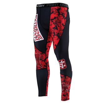 OEM Mallas Deportivas Red Warrior Para Hombre, Talla L, Color Negro