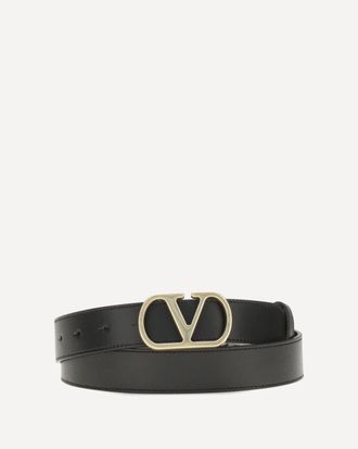 Valentino Garavani VLogo Signature leather Belt Male 105