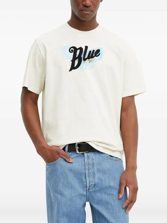 Bluemarble T-shirt con stampa farfalla - Toni neutri