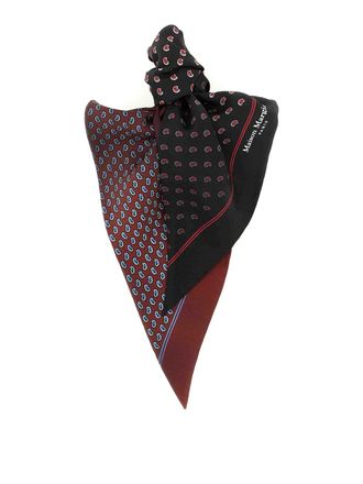 Maison Margiela Paisley print double-sided scarf