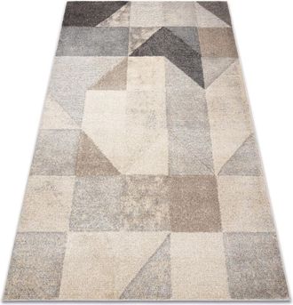 RugsX Rugsx - Alfombra Fusion 9777 Crema / Beige - Geom&eacute;trica, Moderna, Abstracta Beige 200x290 Cm
