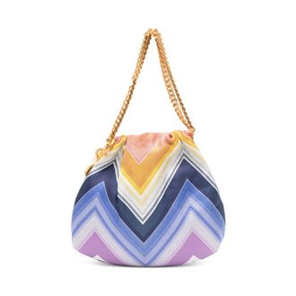 Missoni Shoulder Bags, female, Multicolor, Size: ONE SIZE Chevron Chain-Strap Mini Bag