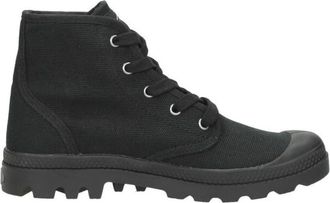 Palladium Zwarte Halfhoge Pampa Hi Avontuursschoen - Dames - Veterlaarzen - Zwart - 39 EU - Schoenen