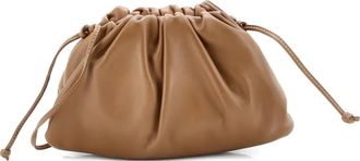 Bottega Veneta The Pouch Leather Mini crossbody bag - Bruin