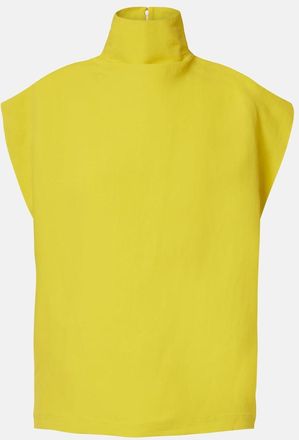 Alaia Ala&iuml;a Top de cuello alto de popel&iacute;n