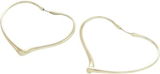 Tiffany & Co. Open Heart 925 Hoop Earrings (Pre-Owned)